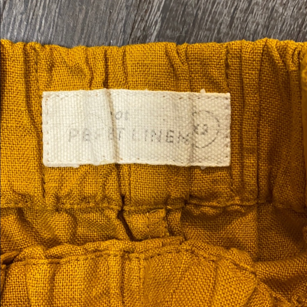 Linen Culottes in MIDI Length - Picture 2 of 2